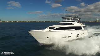 Hatteras 75 Panacera Motoryacht Walkthrough [upl. by Nolyk]