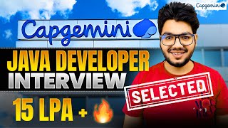 Capgemini Java Developer Interview Experience amp Questions [upl. by Anemolif]