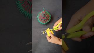 DIY Christmas tree 🌲 diy christmas reuse craft homedecor decoration christmastree [upl. by Catrina]