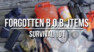 Forgotten Bug Out Bag Items [upl. by Mcfadden383]