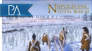 EPIC FROZEN RIVER CROSSING  Napoleonic Total War 3 Mod Gameplay [upl. by Ailat]