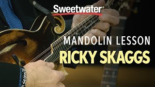 Ricky Skaggs Mandolin Lesson [upl. by Enitsahc]