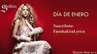 09 Shakira  Día de Enero Lyrics [upl. by Iona]