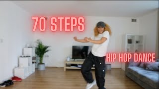 HIPHOP DANCE STEPS  SOCIAL DANCES BASICS TRENDS FOUNDATIONS  70 STEPS [upl. by Benita]