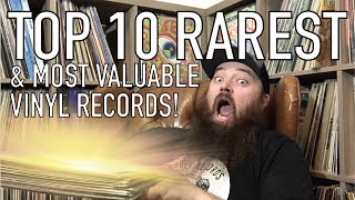 Top 10 RAREST amp Most Valuable Vinyl Records in my Collection [upl. by Leahcim]