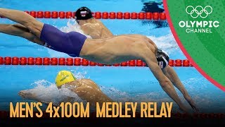 Michael Phelps Last Olympic Race  Swimming Mens 4x100m Medley Relay Final  Rio 2016 Replay [upl. by Atiluap]