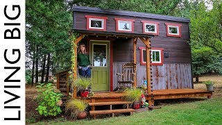 Adorable Tiny House Built By Love Family and Community [upl. by Aivatahs497]