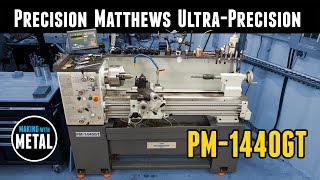 Precision Matthews PM1440GT Lathe InDepth Walkthrough and Demo [upl. by Tyler168]