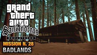 GTA San Andreas Remastered  Mission 28  Badlands Xbox 360  PS3 [upl. by Ubald]