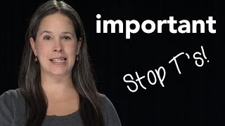 How to Pronounce IMPORTANT  American English [upl. by Burget]