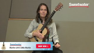 Martin LX1E Little Martin Acousticelectric Guitar Review  Sweetwater Sound [upl. by Arleen]