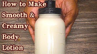 DIY Moisturizing Lotion Recipe EASY  HOW TO MAKE LOTION AT HOME FOR BEGINNERS [upl. by Stuart434]