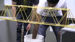 2013 Spaghetti Bridge Test [upl. by Sumerlin]