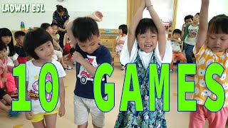 10 ESL games  simple activities kindergarten [upl. by Jessi]