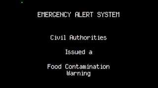 Food Contamination Warning EAS [upl. by Goar]