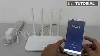 XIAOMI MI WIFI ROUTER 4C  easy tutorial HOW TO SETUP [upl. by Assilim]