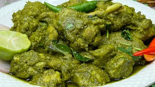 💚 HYDERABADI GREEN CHICKEN FRY 💚 [upl. by Alfy]