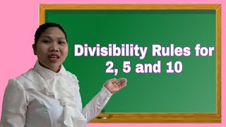 DIVISIBILITY RULES FOR 2 5 AND 10 [upl. by Eelasor]