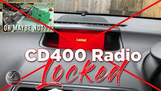 Vauxhall CD400 radio LOCKED How to UNLOCK Eeprom VIN Change [upl. by Kcirded]