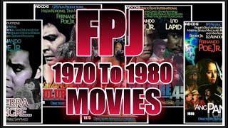 FERNANDO POE JR  FPJ  1970 to 1980 Movies [upl. by Alarise391]