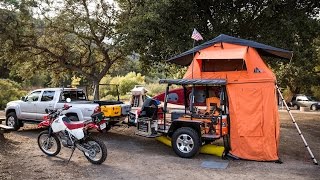 Inside One of the Coolest Custom Camping Trailers Weve Seen  Outside [upl. by Annail]