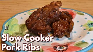 Crock Pot Country Style Pork Ribs [upl. by Artemahs]