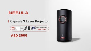 Nebula Capsule 3 Laser Projector I Pocket Sized Laser Bright [upl. by Gosser]