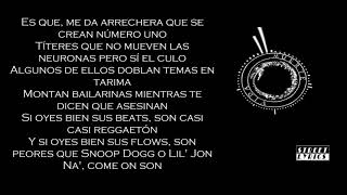 Canserbero  Así mismo  Letra Street lyrics [upl. by Isidore896]