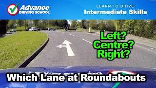 Which Lane At Roundabouts  Learn to drive Intermediate skills [upl. by Ylak]