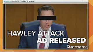 Lincoln Project releases attack ad on Sen Josh Hawley [upl. by Nawyt]