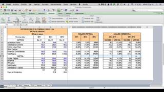 Analisis vertical y horizontal [upl. by Aihsas]