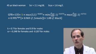 CKDEPI creatininecystatin equation example [upl. by Asia457]