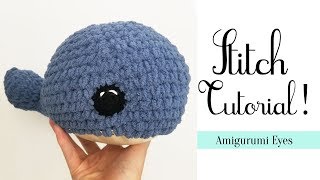 How to crochet EYES for Amigurumi [upl. by Legnaesoj]