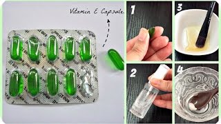 Top 5 Uses of Vitamin E Capsules for Skin amp hair Care  100 Result [upl. by Leifeste]