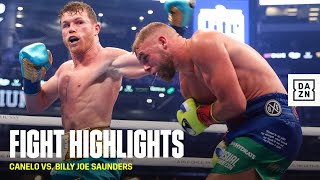 HIGHLIGHTS  Canelo Alvarez vs Billy Joe Saunders [upl. by Gristede634]