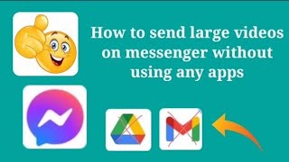 How to send large files on messenger easily [upl. by Enitsirhk]