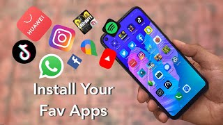 How to Install Google Apps From Petal Search Easy Method Download Favourite Apps  HUAWEI Y7p [upl. by Nort]