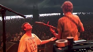 Mac DeMarco lets fan Thijs play guitar on Freaking Out The Neighbourhood at Lowlands 2017 [upl. by Pearman]