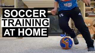 The Ultimate Indoor Soccer Workout  Soccer training for kids at home [upl. by Pliner]