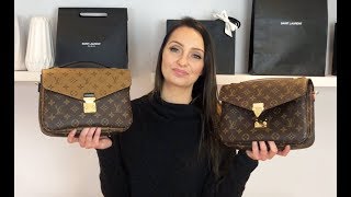 Louis Vuitton Pochette Metis Monogram Vs Reverse Monogam Review  Handbagholiccouk [upl. by Nosna699]