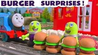 Funlings McDonalds Drive Thru Burgers with Thomas [upl. by Attiuqaj681]