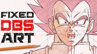 Fixing Dragon Ball Supers BAD Artwork  EPISODE ONE  The Anatomy of Anime [upl. by Eanert774]