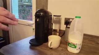 How to Use a Nespresso Vertuo Machine to Make Coffee for the First Time [upl. by Eissehc]