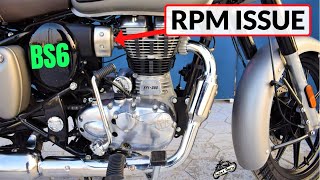 BS6 Royal Enfield RPM Problem  LowHigh RPM in BS6 [upl. by Selene459]