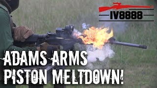 Adams Arms Piston AR15 Meltdown [upl. by Jamaal]