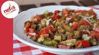 Közlenmiş Patlıcan Salatası Tarifi  Nefis Yemek Tarifleri [upl. by Allen]