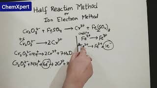 Half Reaction Method  Redox Reaction  Chapter 8  Class 11  Chemistry  NCERT [upl. by Barbabra657]