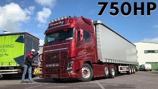 VOLVO FH16 750  Full Tour amp Test Drive  Its a beast [upl. by Eadahs493]