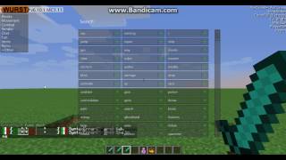 Most  Commands on wurst Minecraft [upl. by Winser]