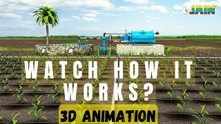 Drip Irrigation System  How It Works  Layout Animation [upl. by Laureen]